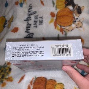 Denver Broncos silver star ornament